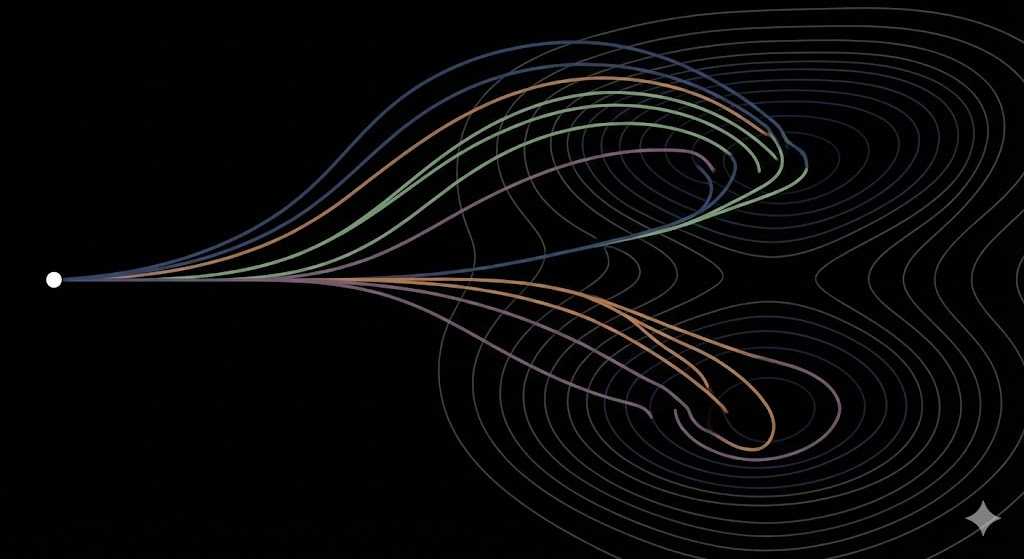 Trajectories and basins